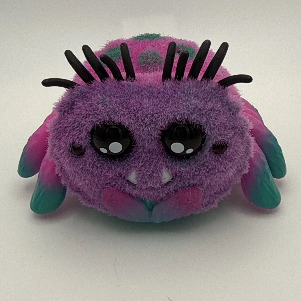 Yellies Flufferpuff & Toofy Spooder Jumping Spider Sound Activated Motion‎ WORKS